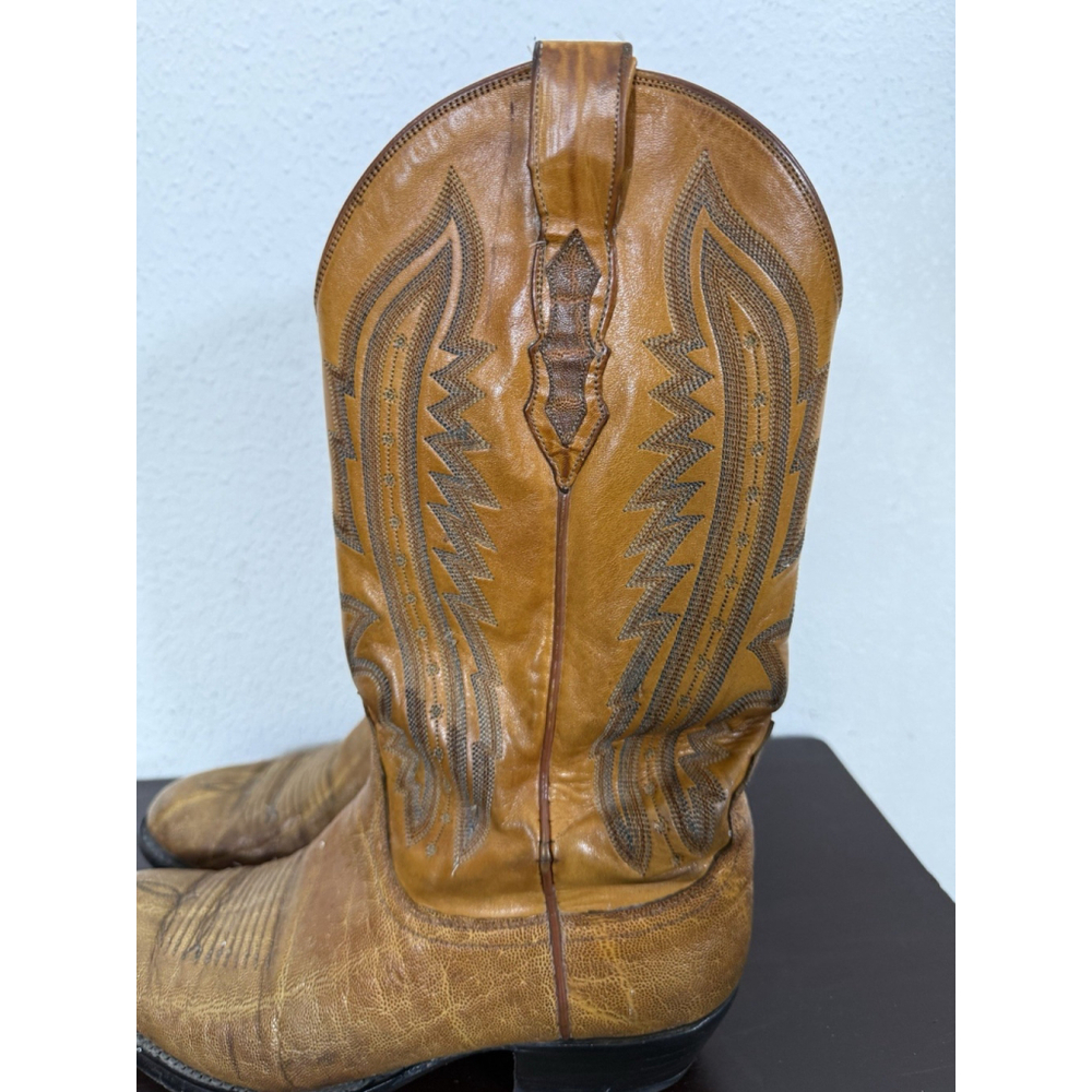 Lucchese 1883 Women's Savannah Mad Dog Goat Leather Boots Size 8.5D Luxury $645 - Picture 6 of 12